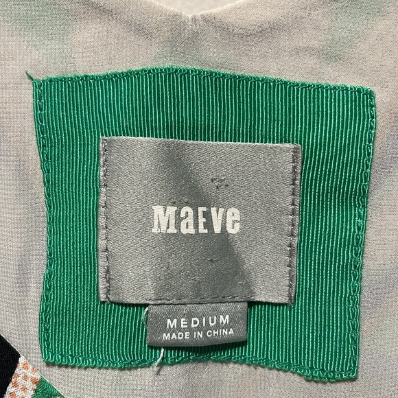 MAEVE Anthropologie Folksong Shift Dress Bird Print Boho, Size M - Picture 10 of 11